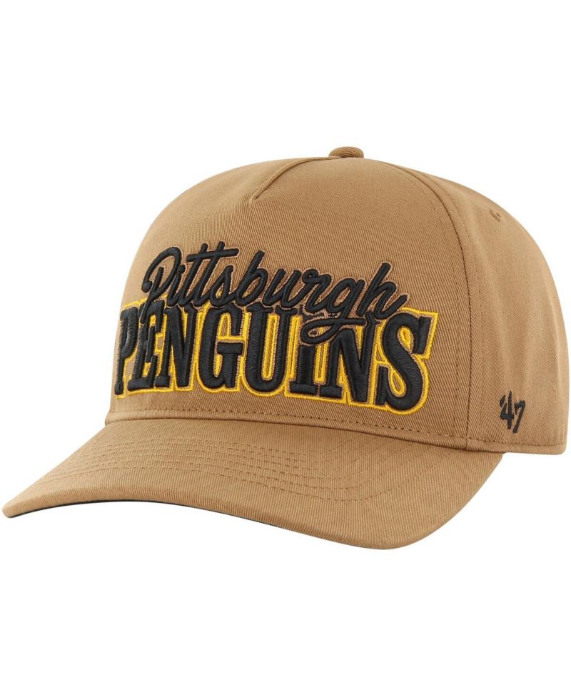 Men's Tan Pittsburgh Penguins Barnes Hitch Adjustable Hat