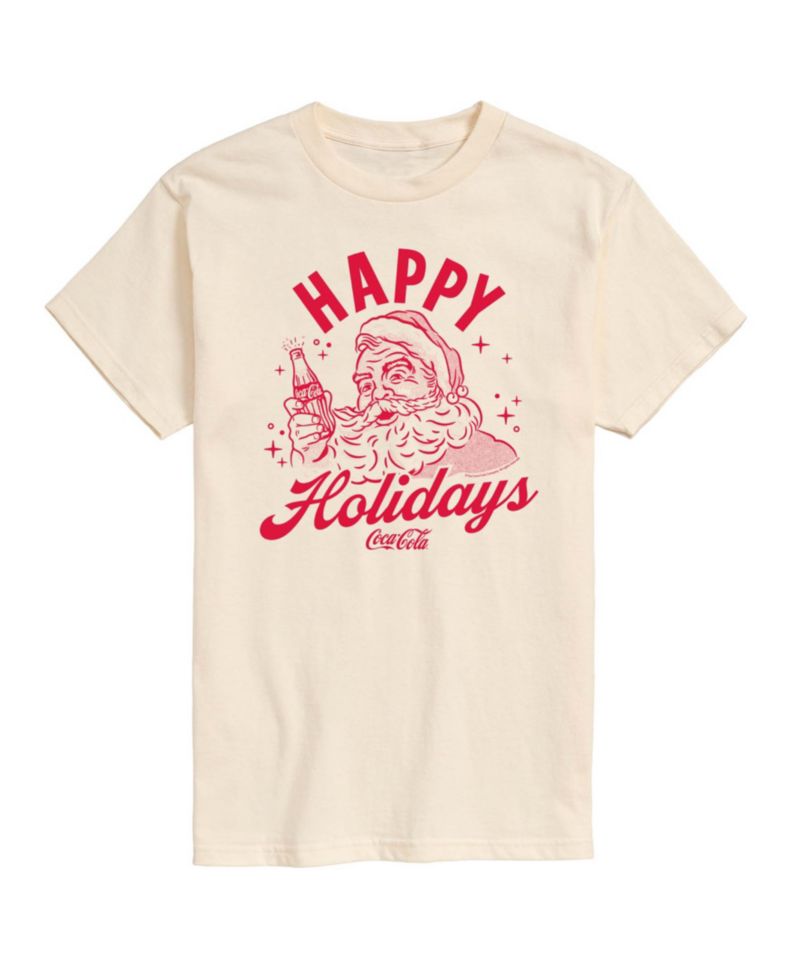 Men's Coca-Cola Happy Holidays Short-Sleeve Graphic T-Shirt