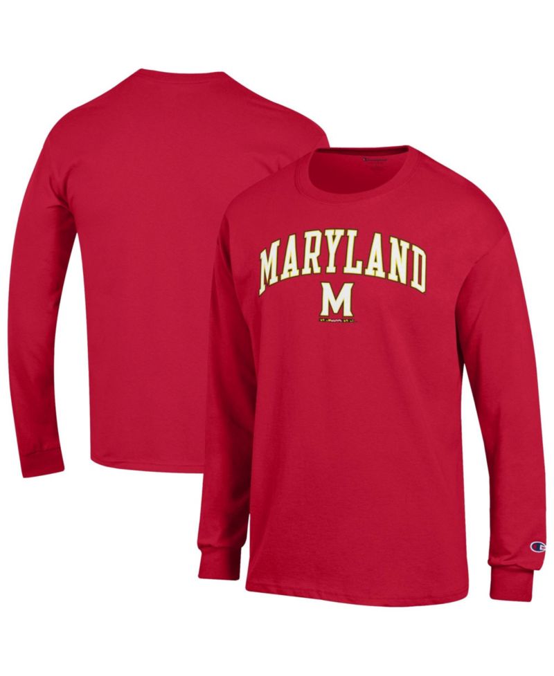 Men's Maryland Terrapins Arch Over Logo Long Sleeve T-Shirt