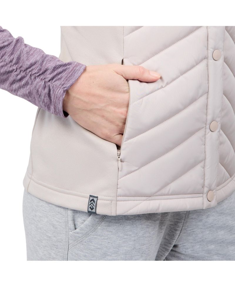Women's Hybrid Button Front Vest