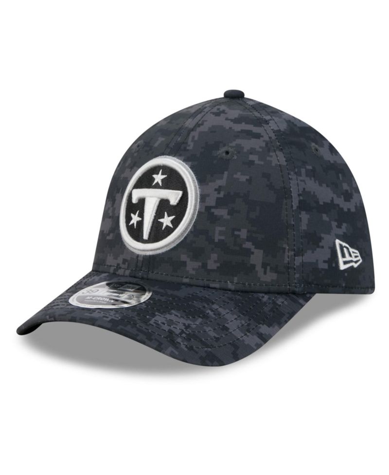 Men's Black Tennessee Titans 2026 Salute to Service 39THIRTY Flex Hat