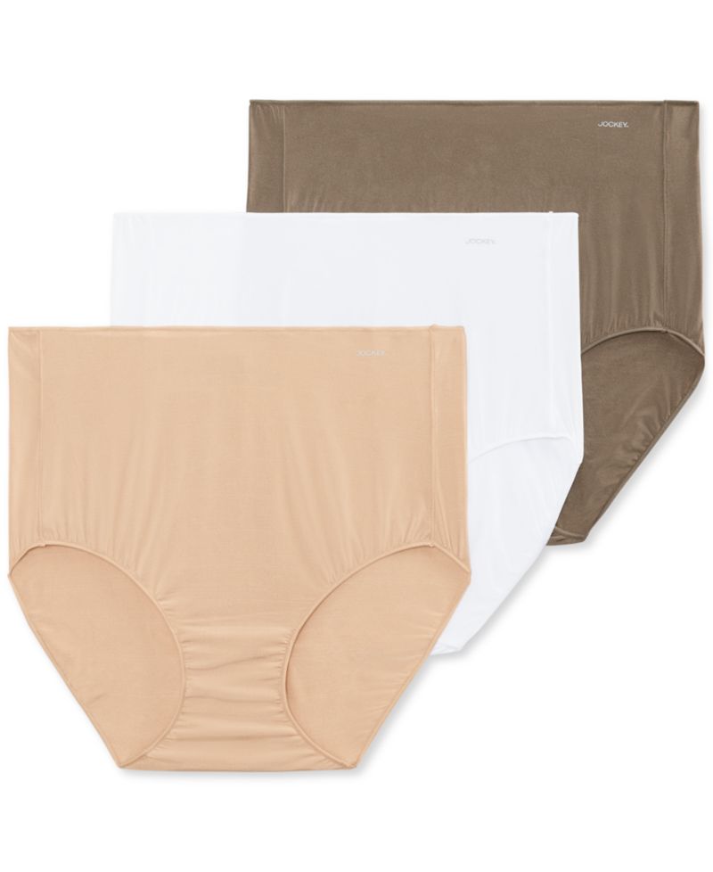 Womens' 3-Pk. No Panty Line Promise® Tactel® Brief Underwear 1877