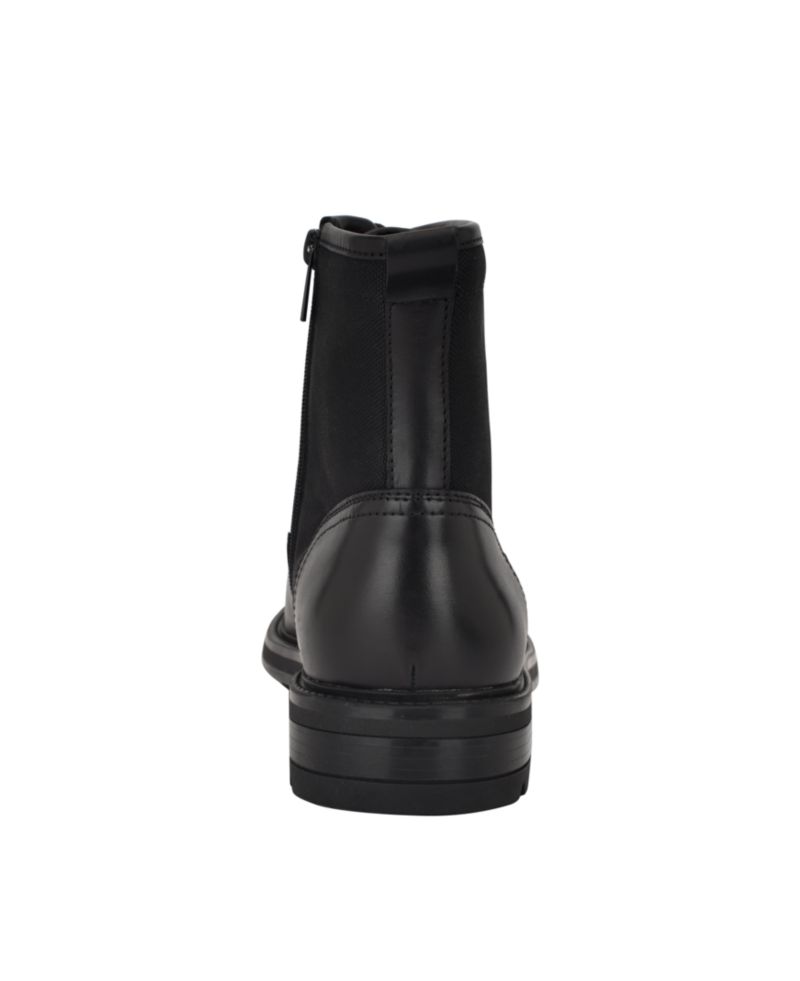 Men's Domly Lace-Up Almond Toe Casual Boots