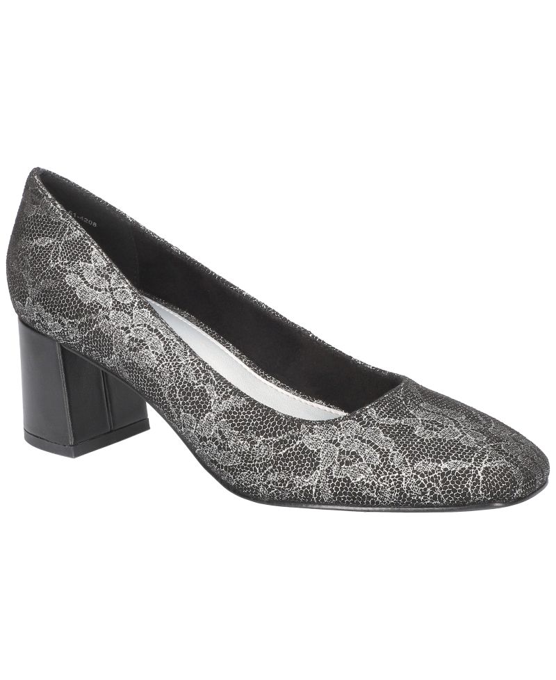Jillian Women's Block Heel Square Toe Pumps
