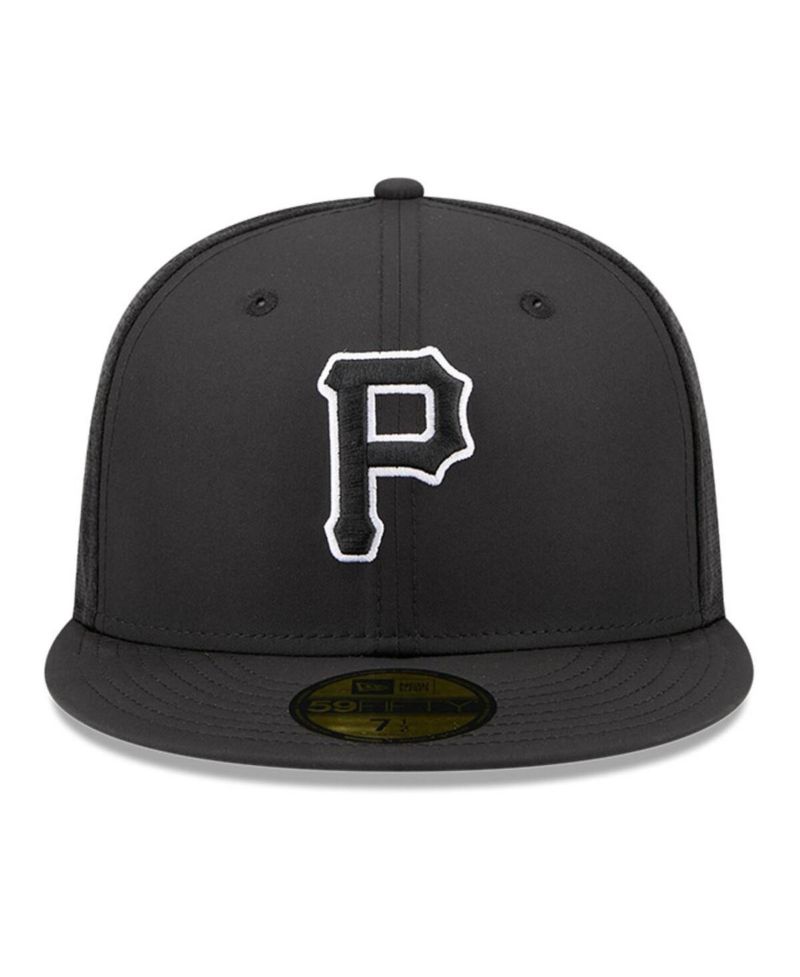 Men's Black Pittsburgh Pirates 2026 Batting Practice 59FIFTY Fitted Hat