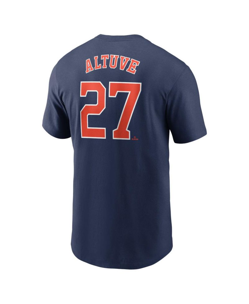 Men's Jose Altuve Navy Houston Astros Fuse Name & Number T-Shirt