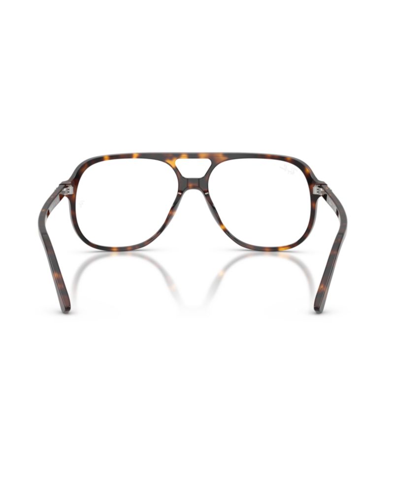 Unisex Square Plastic RB5698 Bill Optics Eyeglasses