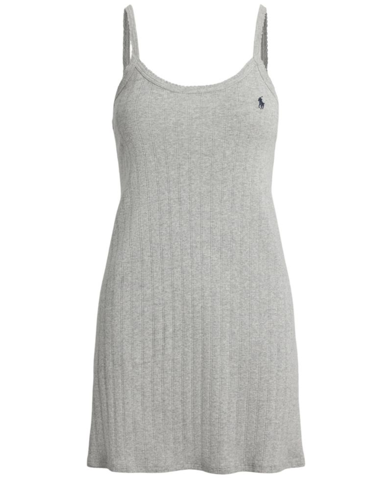 Women's Round Neck Cotton Cami Slip Dress