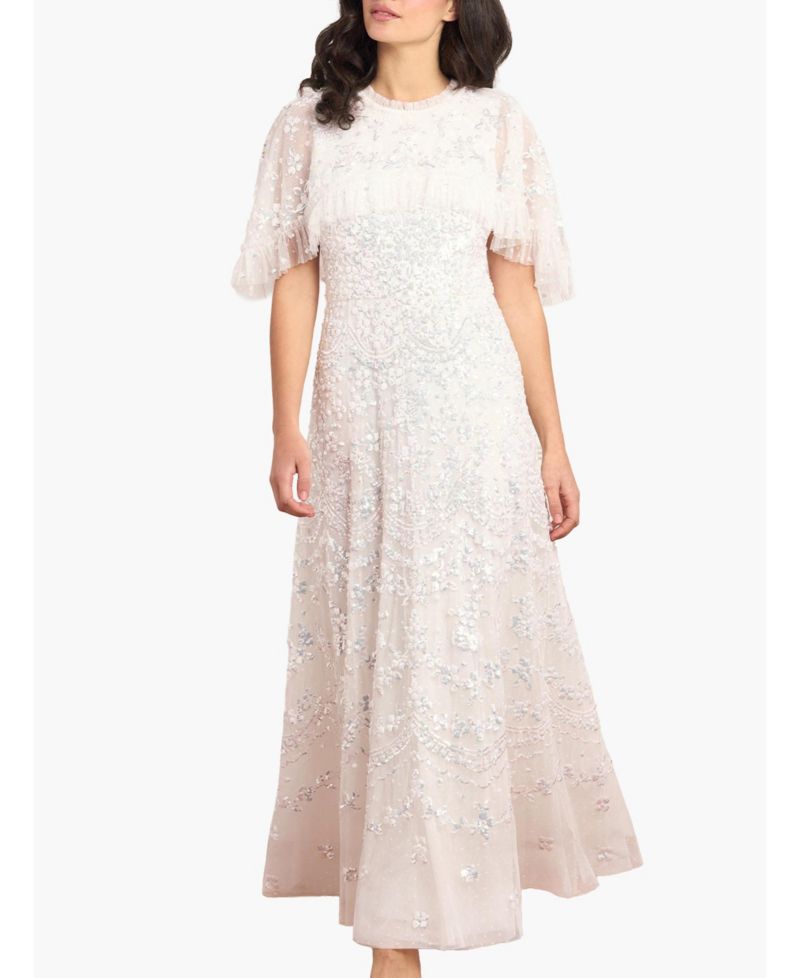 Women's Freya Cape Ankle Gown Dress