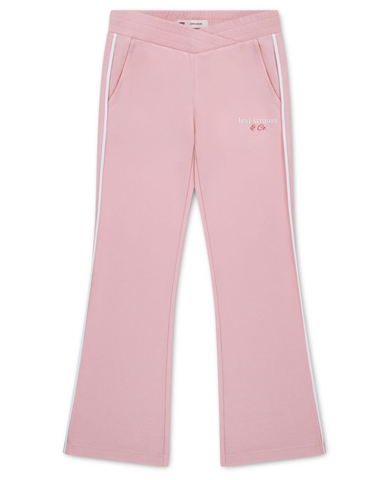 Girls' 7-16 Varsity Flare Knit Pants