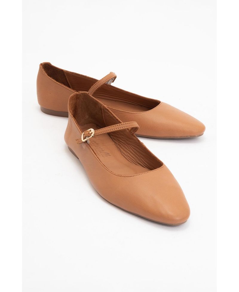 Women's Lara Leather Mary Jane Flats