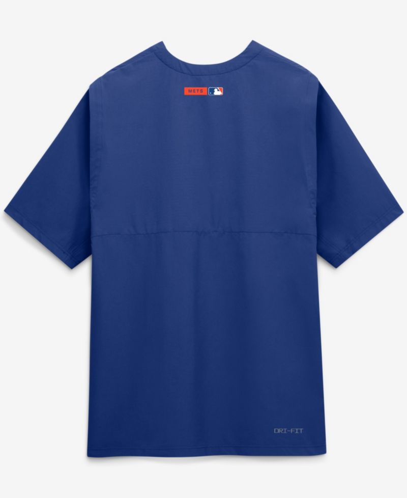 Men's Royal New York Mets Authentic Collection Dri-FIT Quarter-Zip Windshirt