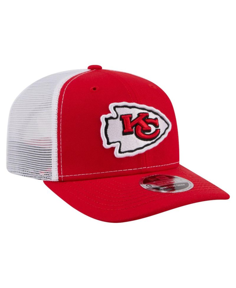 Men's Red Kansas City Chiefs 9SEVENTY Trucker Adjustable Hat