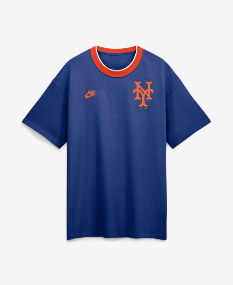 Men's Royal New York Mets Cooperstown Collection Ringer T-Shirt