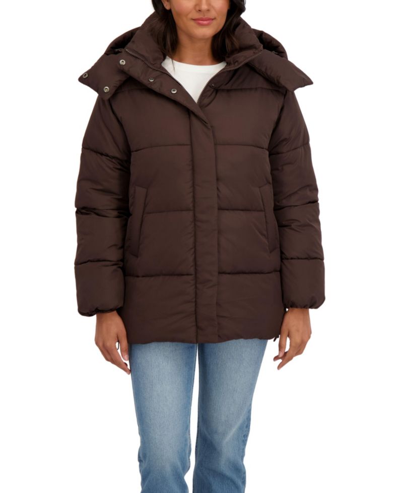 Women's Juniors' 3/4 Puffer Jacket
