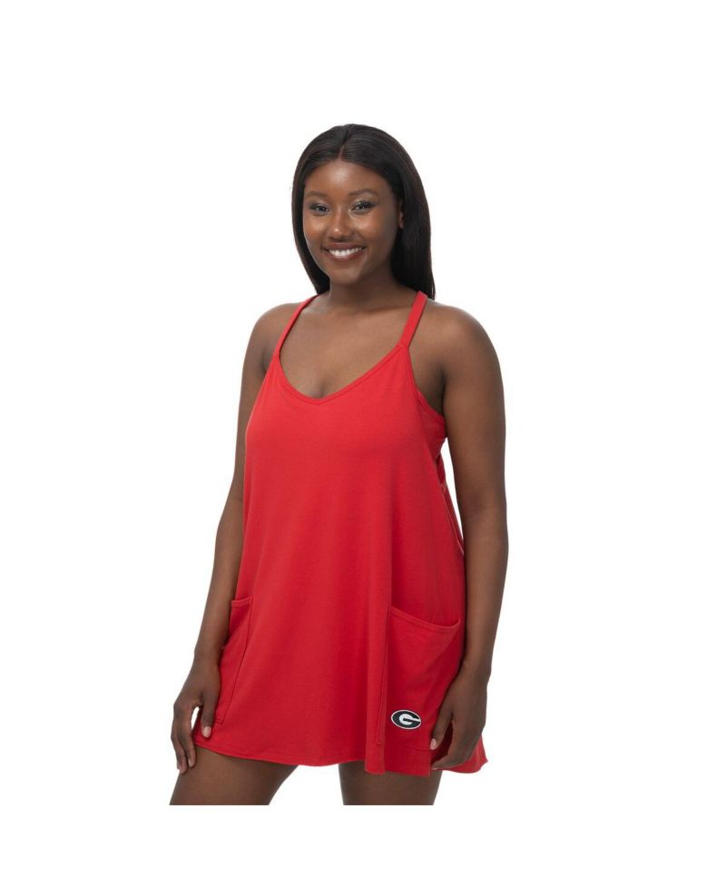 Women's Red Georgia Bulldogs Active Pocketed Skort Dress