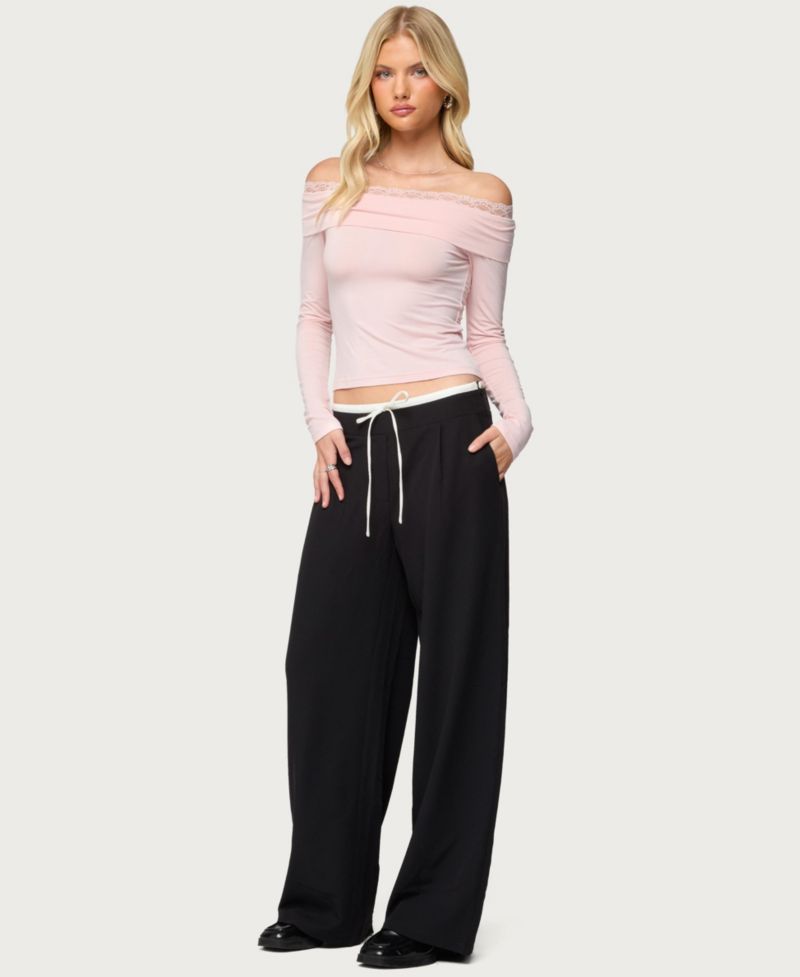 Women's Janus Lacey Fold Over Top