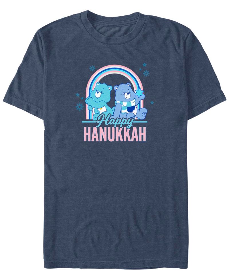 Men's Care Bears Hanukkah Bears Short Sleeves T-shirt