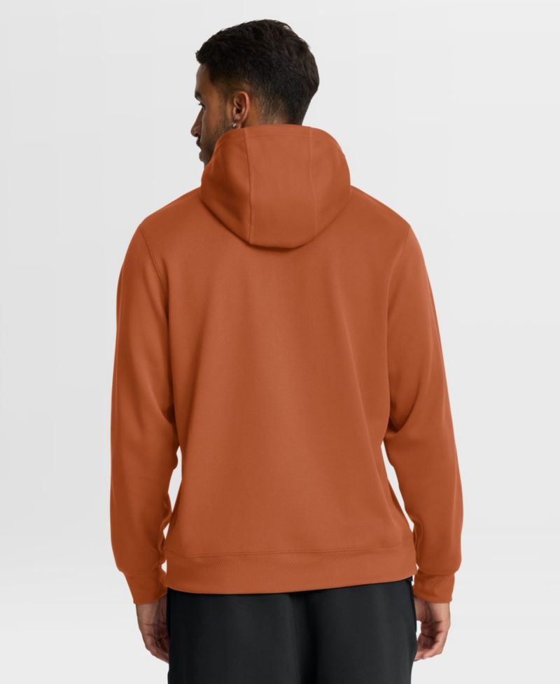 Men's Texas Orange Texas Longhorns Coaches Premium Dri-FIT Quarter-Zip Hoodie