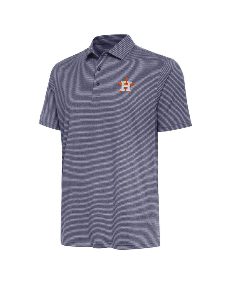 Men's Heather Navy Houston Astros Scheme Polo Shirt