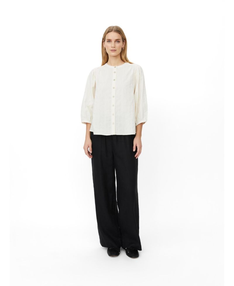 Women's Maithara Pintuck-Detail 3/4-Sleeve Shirt