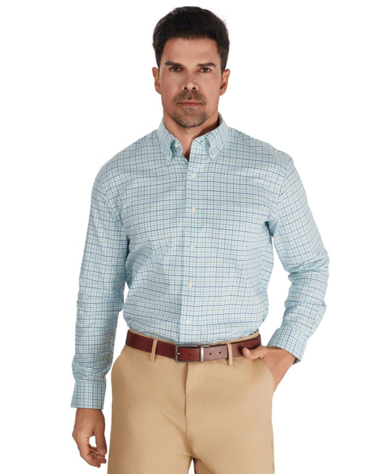 Men's Fashion Poplin Henry Shirt