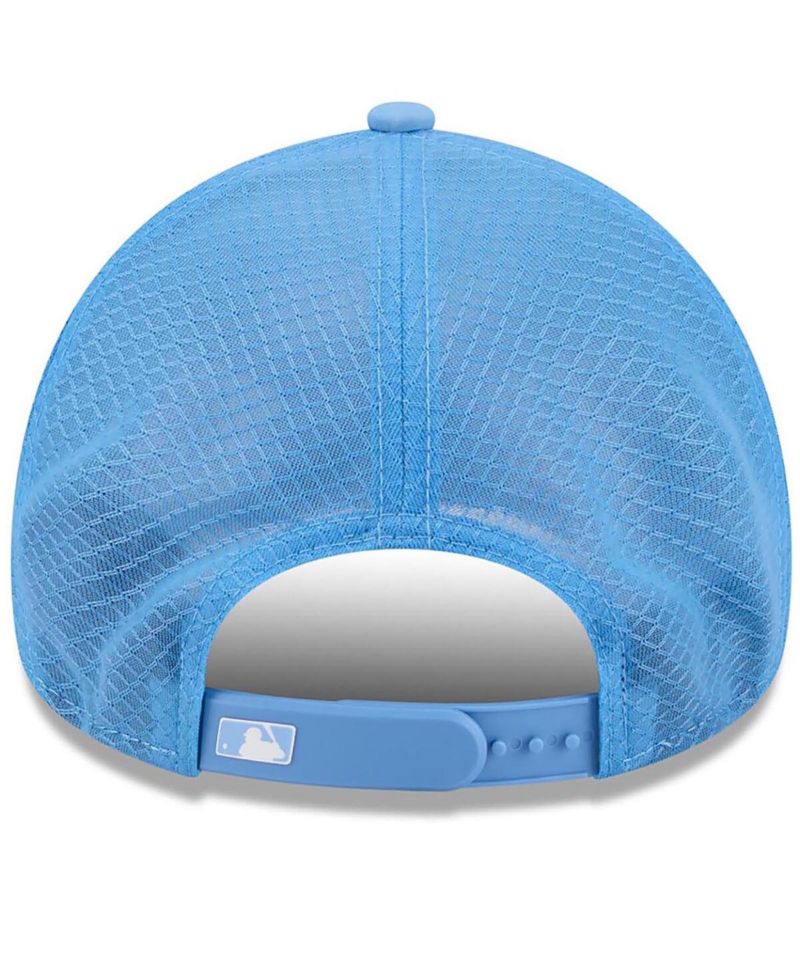 Men's Light Blue Kansas City Royals 2026 Batting Practice Alternate Apex 9FORTY Adjustable Hat