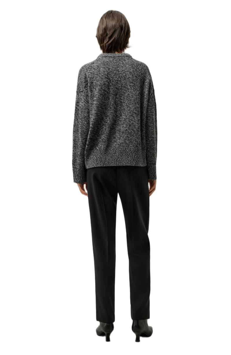 Women's Oversized Crewneck Wool-Cashmere Sweater