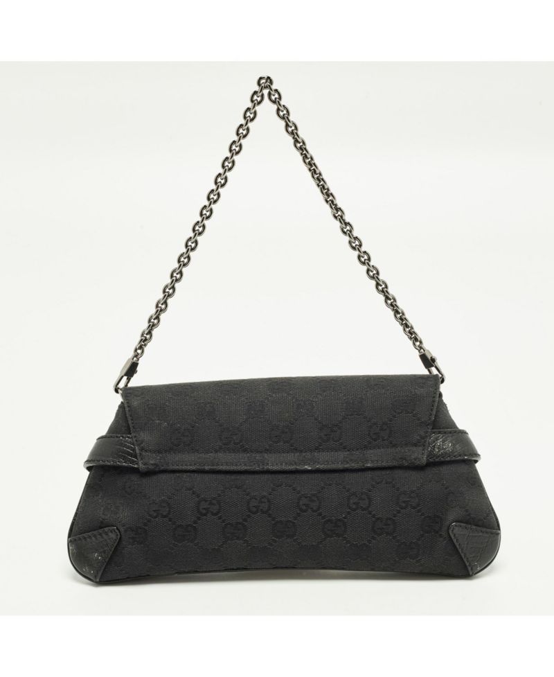 Women's Horsebit Chain-Strap Clutch