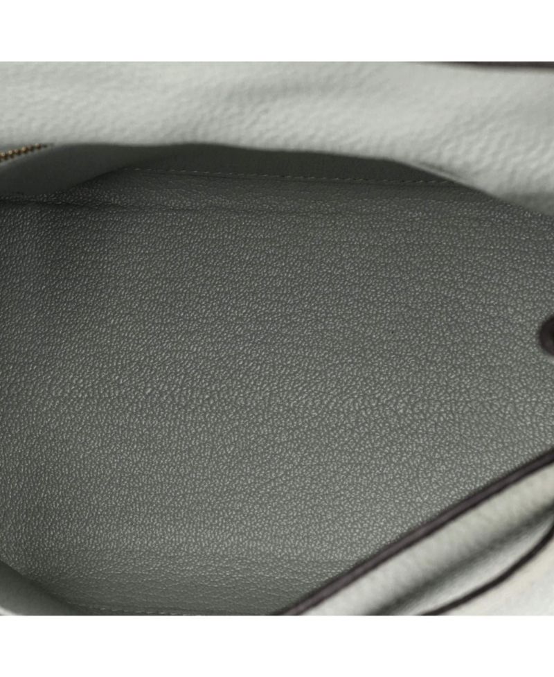 Pre-Owned Hermes Kelly 25 Handbag Grey Togo with Gold Hardware