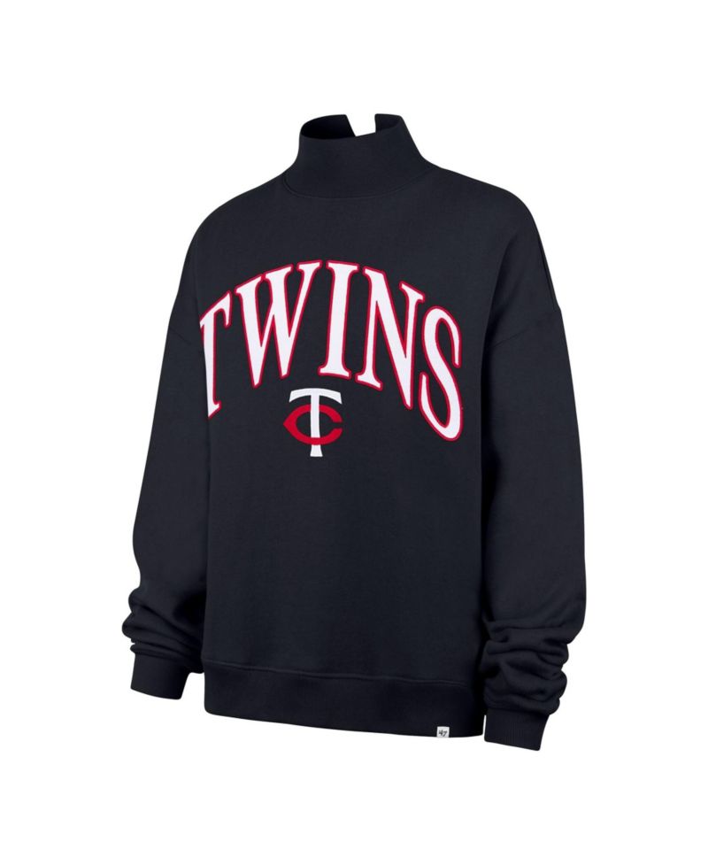 Women's Minnesota Twins Vantage Mock-Neck Oversized Sweatshirt