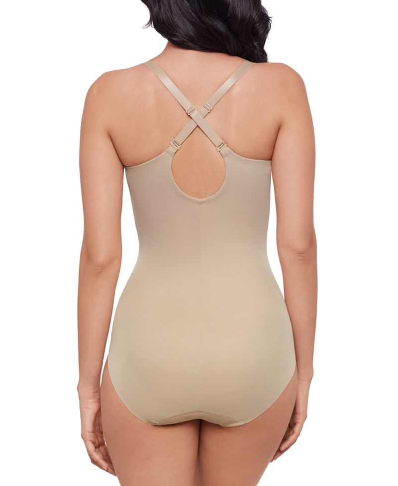 Women's Sexy Sheer Shaping Padded-Cup Bodysuit 2763