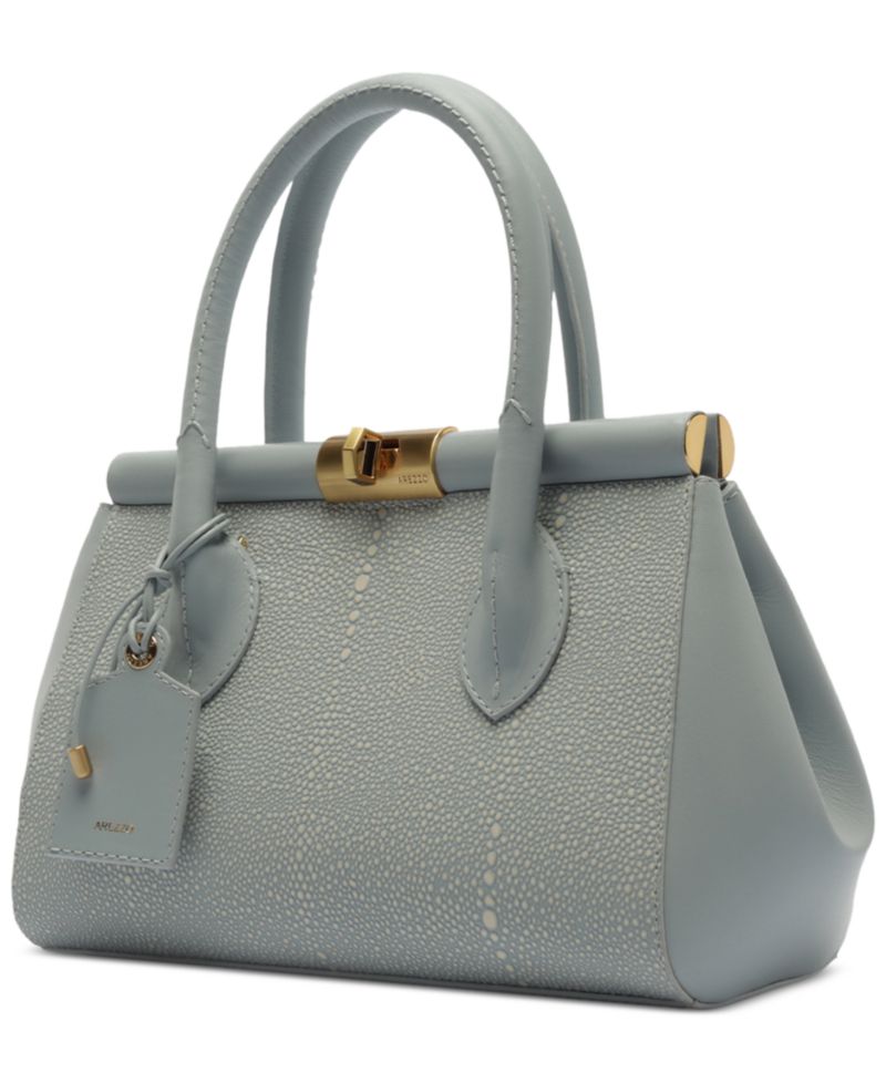 Morgan Small Turn-Lock Tote Handbag