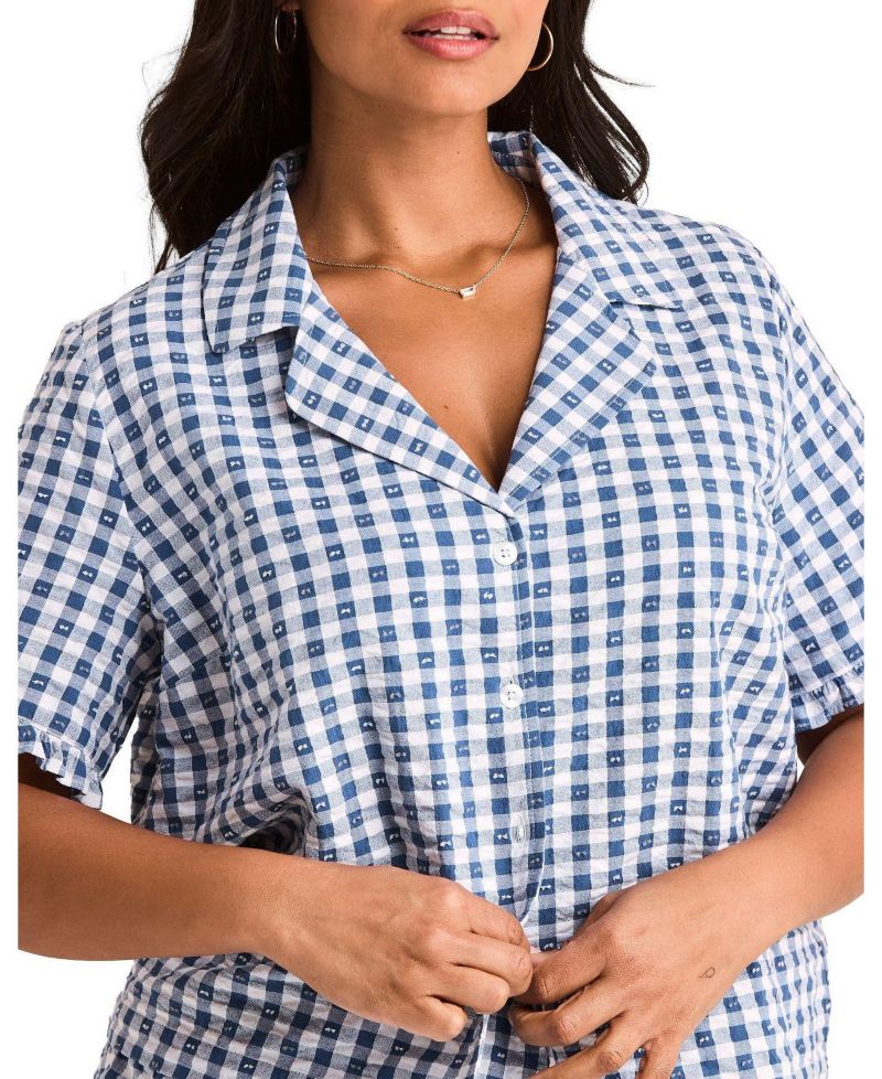 Plus Size Barbara Short Pajama Set