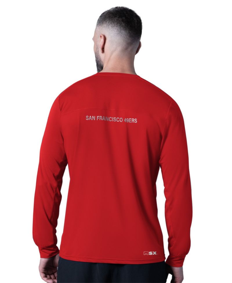 Men's San Francisco 49ers Forward Modified Raglan Long-Sleeve T-Shirt