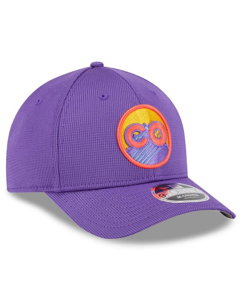 Men's Purple Colorado Rockies 2025 City Connect Batting Practice 9FORTY Adjustable Hat