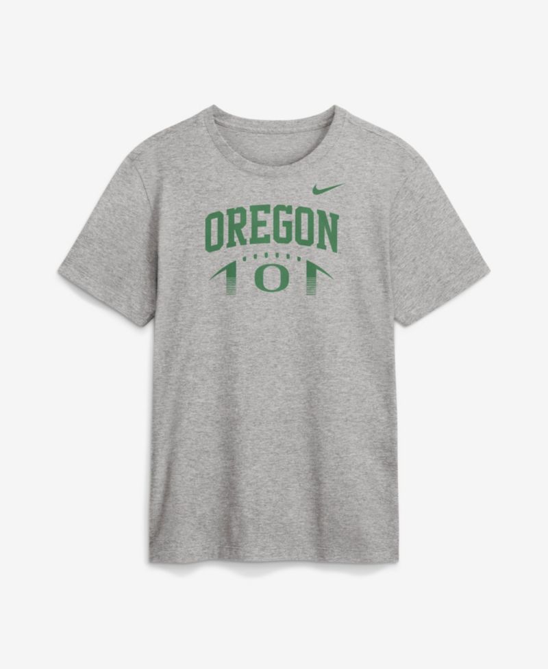 Men's Heather Gray Oregon Ducks Primetime Football Icon T-Shirt