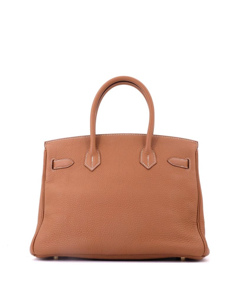 Birkin 30 Handbag Brown Togo with Gold Hardware