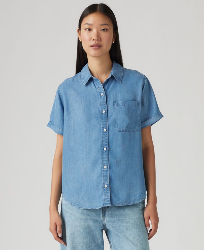 Women's Oakley Short-Sleeve Button Down Shirt