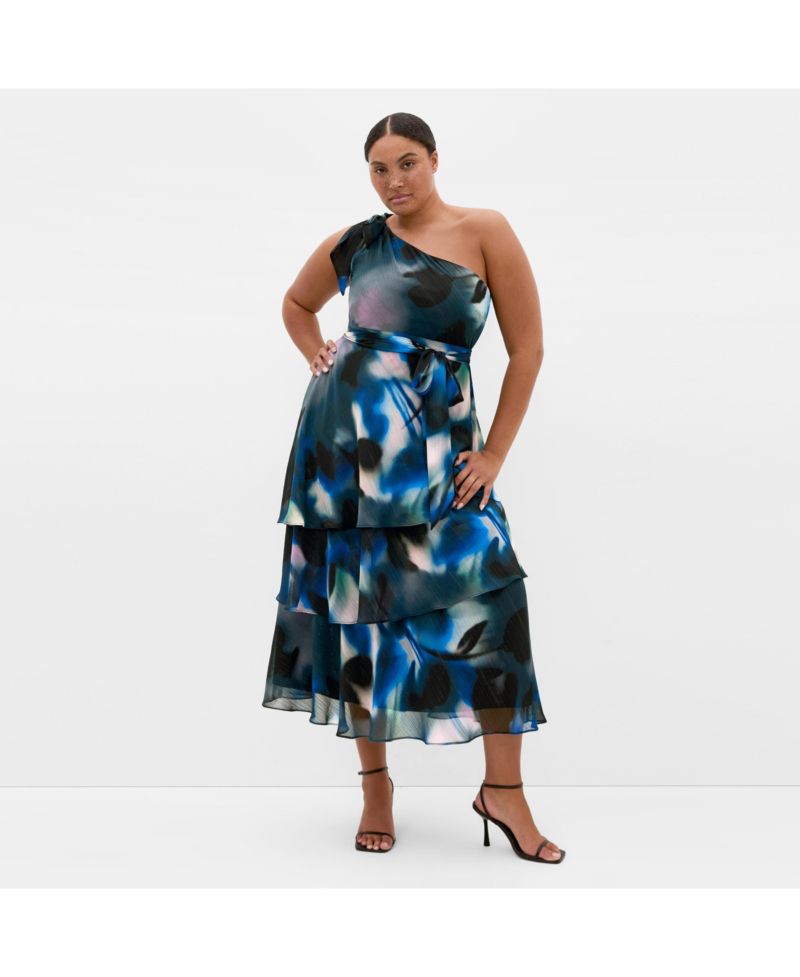 Women's Enchant Bloom One Shoulder Maxi Dress