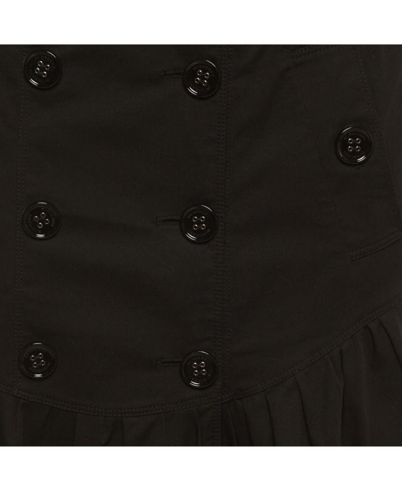 Women's Cotton Pleated Short Skirt