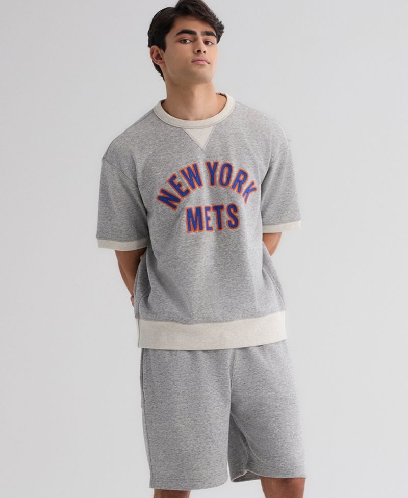 Men's New York Mets Iconic Terry Relaxed-Fit Shorts, 8.25" Inseam