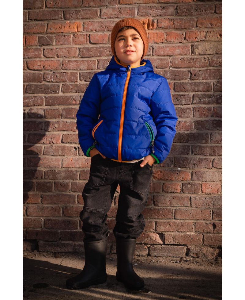 Boy's (6-14) Quilted Mid-Season Jacket