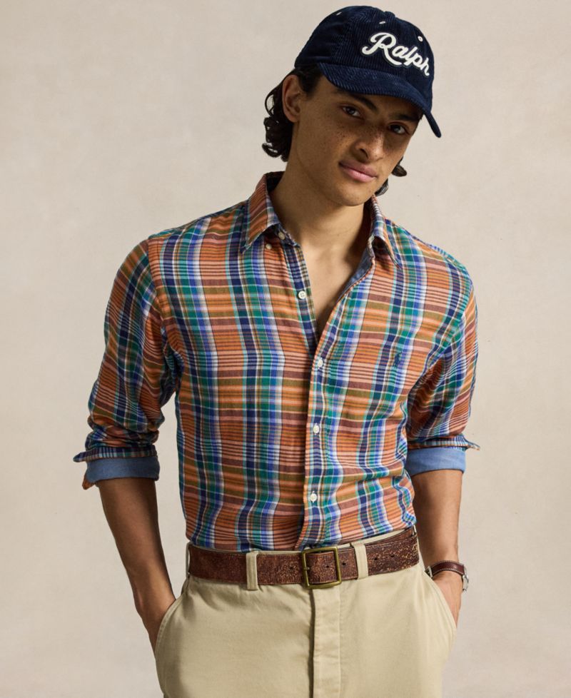 Men's Plaid Double-Faced Shirt