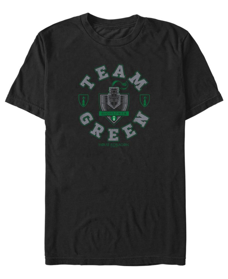 Men's House of the Dragon Team Green Graphic Crewneck T-Shirt