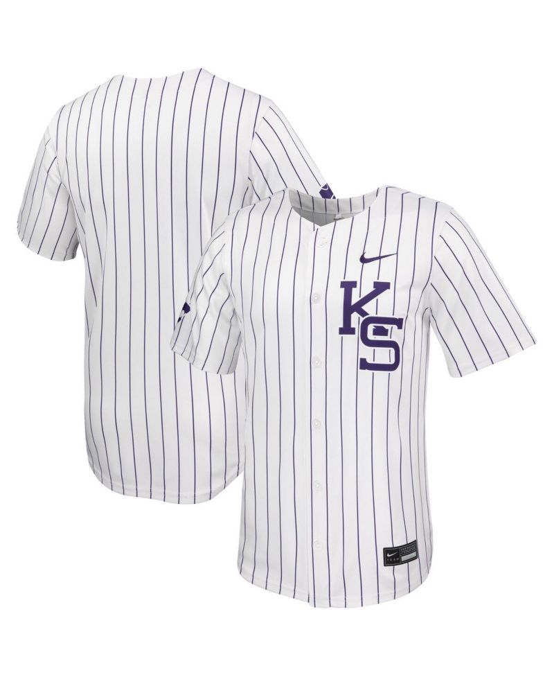 Men's White Kansas State Wildcats Limited Baseball Jersey