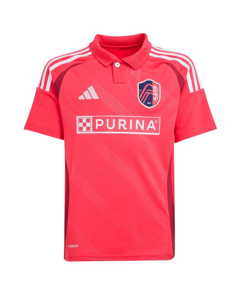 Big Boys and Girls Cedric Teuchert Pink St. Louis City SC 2025 Forever CITY Red Replica Player Jersey