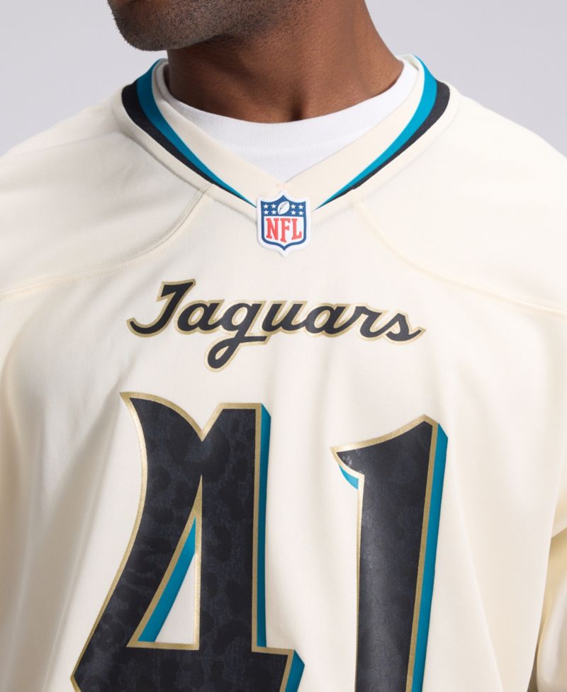 Men's Josh Hines-Allen Natural Jacksonville Jaguars 2026 Rivalries Collection Game Jersey