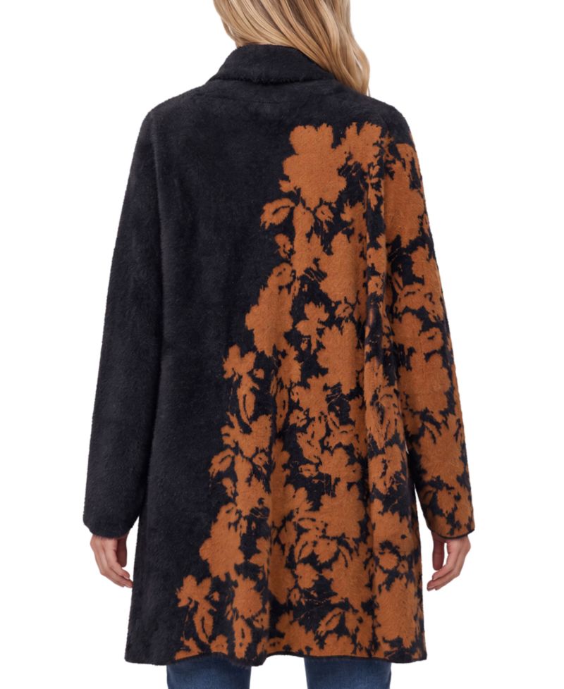 Women's Oversized Shawl-Collar Cardigan