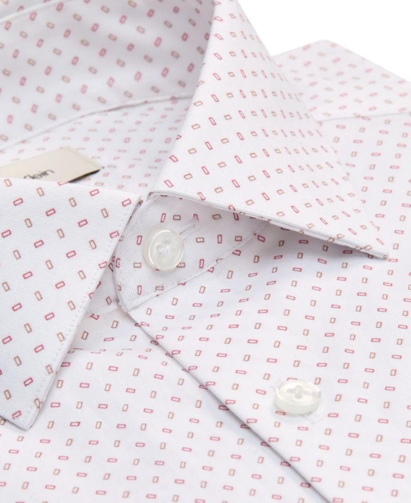 Men's Performance Wrinkle Free Slim-Fit Stretch Dress Shirt
